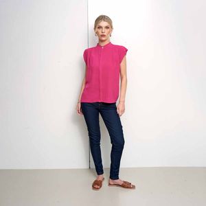 Blusa Vestir Manga Corta