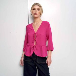 Blusa Casual Manga Larga