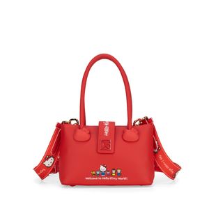 Bolsa Satchel Cloe Hello Kitty Chica Rojo