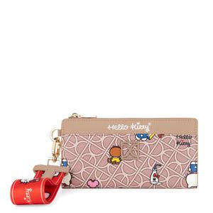 Cartera Flap Cloe Hello Kitty Grande Beige