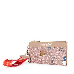 Cartera Flap Cloe Hello Kitty Grande Beige