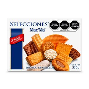 GALLETA C/AZUCAR SELECCIONES CAJA 330GR