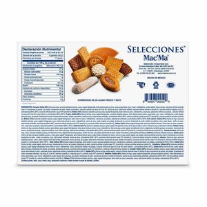 GALLETA C/AZUCAR SELECCIONES CAJA 330GR