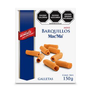 GALLETA C/AZUCAR MINIBARQUILLO CAJA 150GR