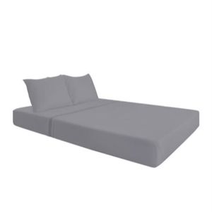 Juego De Sábanas Sealy Bamboo King Size Gris