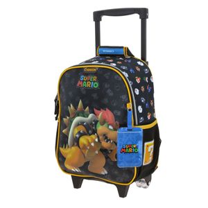 Mochila con Ruedas Chenson Mario Bros Bowser Grande