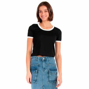 Playera  Forever 21 Trendy Contrast