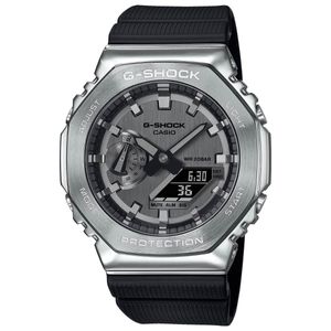Reloj Casio De Plástico Color Negro Con Plateado Para Caballero