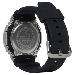 Reloj Casio De Plástico Color Negro Con Plateado Para Caballero