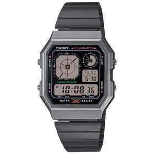 Reloj Casio Unisex Moda Acero Color Negro