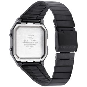 Reloj Casio Unisex Moda Acero Color Negro