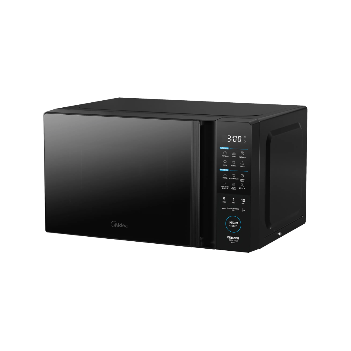 Horno Microonda Midea Negro 30L Puerta Espejo - Gran Chapur