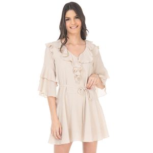 Vestido Casual Corto Manga 3/4