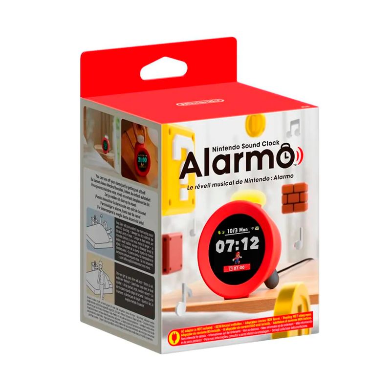 Nintendo Despertador Sound Clock Alarmo Color Rojo - Gran Chapur