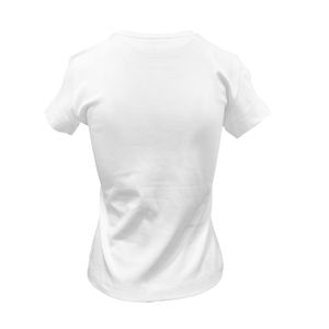 Playera Cuello Redondo Algodón Pima Blanco