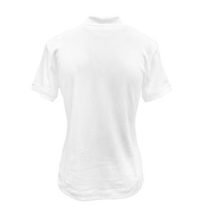 Playera Polo De Algodón Pima Blanco