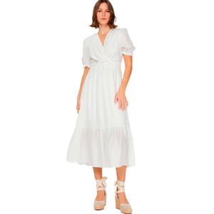 Vestido Casual Largo Manga Corta