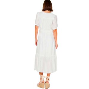 Vestido Casual Largo Manga Corta