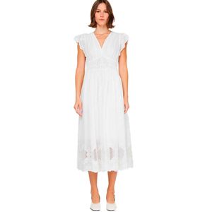 Vestido Vestir Largo Manga Corta