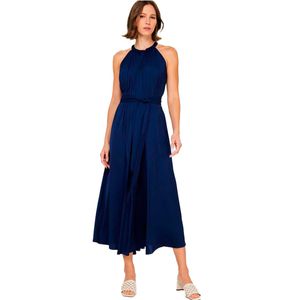 Vestido Vestir Largo Sin Manga
