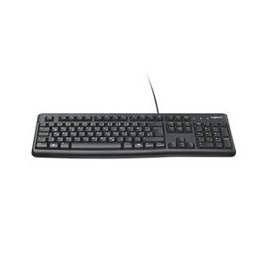Teclado Alámbrico K120 920-004422 Logitech Con Diseño Resistente Color Negro