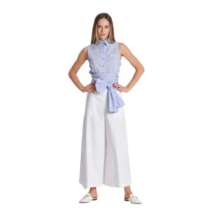 Blusa Camisera Casual Sin Manga