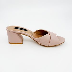 Sandalia De Tacon Casual Nude