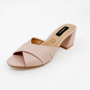 Sandalia De Tacon Casual Nude