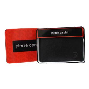Cartera De Doble Piel Pierre Cardin Modelo P70-0240-1 Color Negro Para Caballero