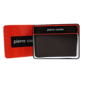 Cartera De Doble Piel Pierre Cardin Modelo P70-0270-2 Color Café Para Caballero