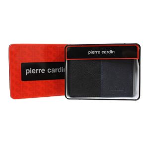 Cartera De Doble Piel Pierre Cardin Modelo P70-0261-9 Color Azul Marino y Negro Para Caballero