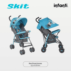 Carriola De Baston Skit Blue Safari