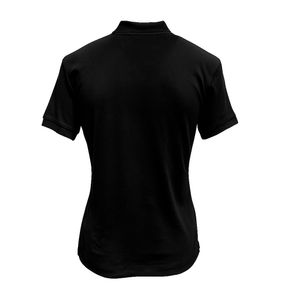 Playera Polo De Algodón Pima Negro