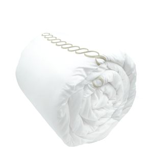Edredón Cubrecama Essens Casa Catena King Size Blanco/Taupe