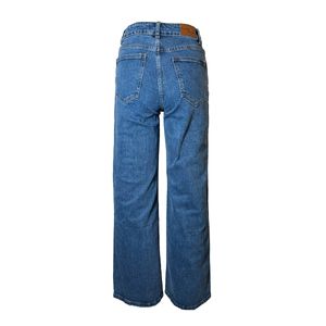 Jeans Casual Recto Azul Para Dama