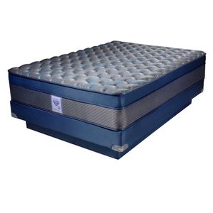 Juego Colchón Spring Air y Box Top Discovery Memory Foam Medio Firme