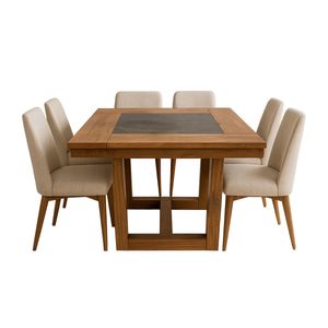 MESA CAYETANA 1.65 X 1.05 X .78  CAN TO DE 3 CMS EN MARMOL GRIS - BASE SKY RM 20/80