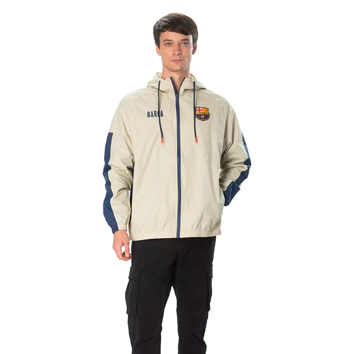 Chamarra Deportiva Fexpro Barcelona Y2K Para Caballero