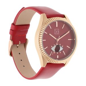 Reloj Cloe de Piel Modelo Oe2551-Rd Para Dama