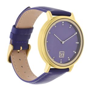 Reloj Cloe de Piel Modelo Oe2554-Bl Para Dama