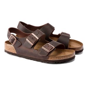 SANDALIA CASUAL EN PIEL