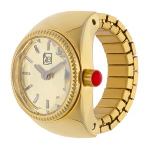 Anillo Reloj Cloe de Acero Modelo Oe2541-Gl Dorado Para Dama