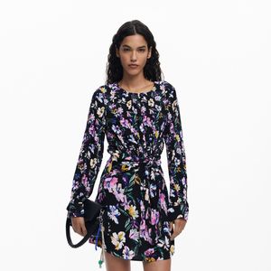 Vestido Casual Corto Manga Larga