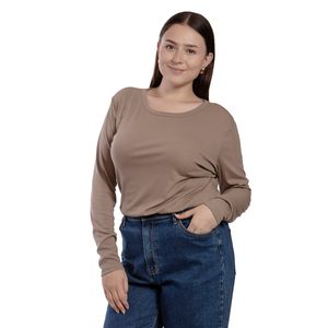 Blusa Casual Manga Larga