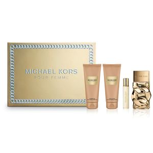Set Michael Kors  Pour Femme EDP + Gel de Ducha + Loción + Tavel Spray