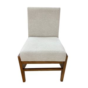 Silla De Comedor Vali Modelo Recco Tela Milan Beige