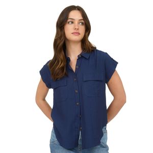 Blusa Casual Manga Corta