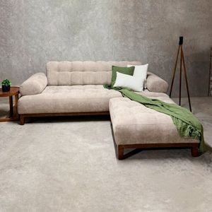 Sala Jatza Guinea Sofa Con Taburete Café