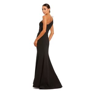 Vestido Mac Duggal Largo Flor 3D