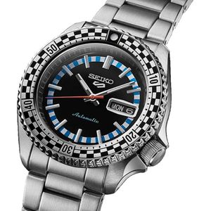 Reloj De Pulso Seiko Modelo Srpk67 Color Plata De Acero Para Caballero